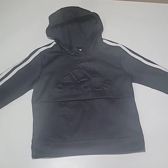 3/$30 ADIDAS Dri-Fit Pullover Hood Stripes Originals Embossed - Picture 1 of 6